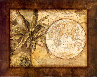 Global Neutral Map Ii by Tina Chaden Pricing Limited Edition Print image