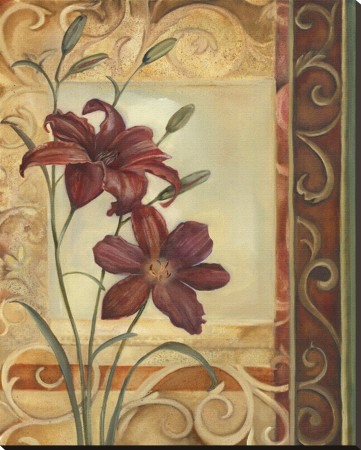 Purple Lilies by Louise Montillio Pricing Limited Edition Print image