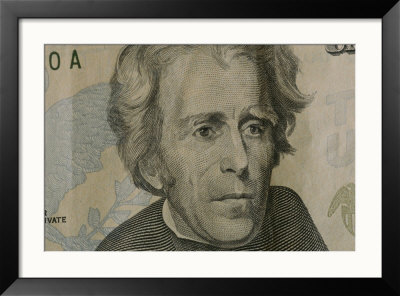 Close Up Of Andrew Jackson On The Newly-Designed Twenty Dollar Bill by Joel Sartore Pricing Limited Edition Print image