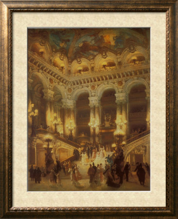 The Lobby Of The Paris Opera by Jean Béraud Pricing Limited Edition Print image