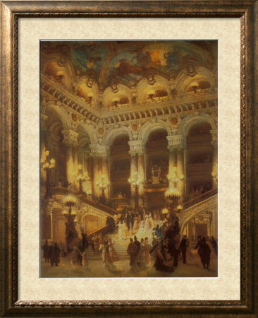 The Lobby Of The Paris Opera by Jean Beraud Pricing Limited Edition Print image
