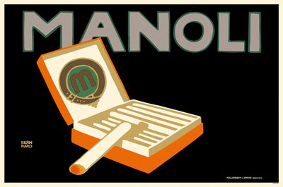 Manoli Cigarteetes by Lucian Bernhard Pricing Limited Edition Print image