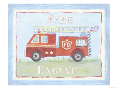 Fire Engine by Emily Duffy Pricing Limited Edition Print image