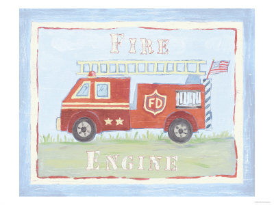 Fire Engine by Emily Duffy Pricing Limited Edition Print image