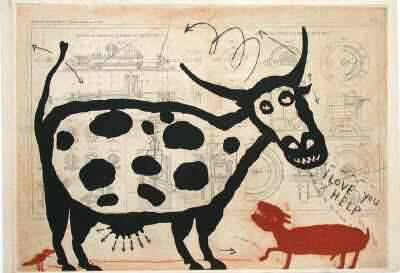 La Vache by Raymond Waydelich Pricing Limited Edition Print image