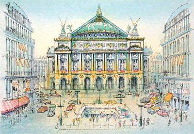 Paris, L'opera by Rolf Rafflewski Pricing Limited Edition Print image