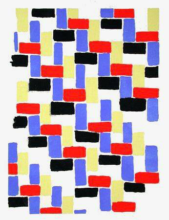 Compositions Couleurs Idees No. 5 by Sonia Delaunay-Terk Pricing Limited Edition Print image
