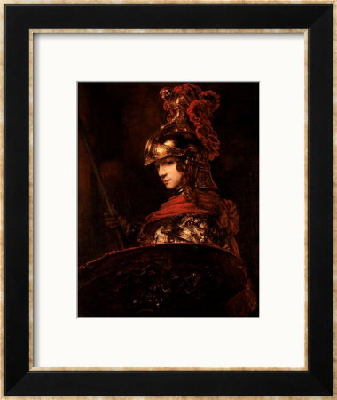 Pallas Athena Or, Armoured Figure, 1664-65 by Rembrandt Van Rijn Pricing Limited Edition Print image
