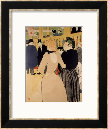 Moulin Rouge, Au (La Goulue Et La Mome Fromage) by Henri De Toulouse-Lautrec Pricing Limited Edition Print image