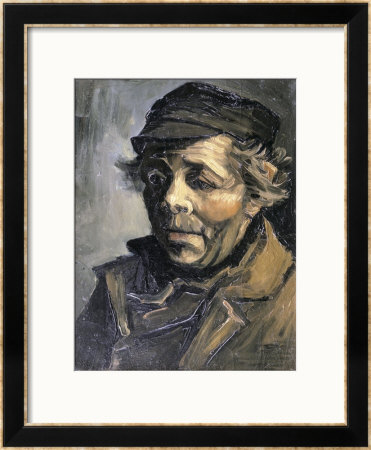 A Peasants Head (A Study For The Potato Eaters), C.1885 by Vincent Van Gogh Pricing Limited Edition Print image