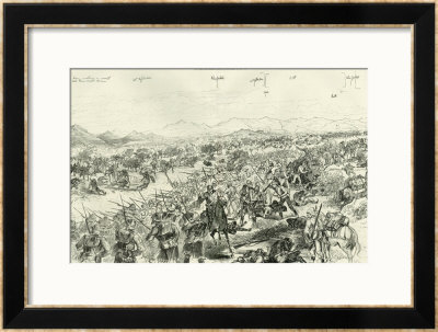 The Battle Of Tamai On 13Th March 1884, 1884 by Melton Prior Pricing Limited Edition Print image
