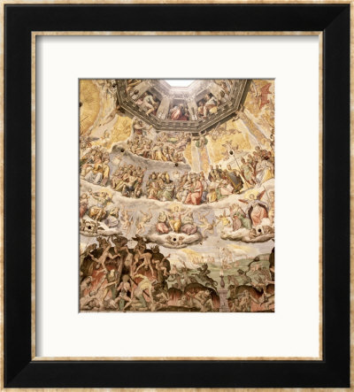 The Last Judgement, Detail From The Cupola Of The Duomo, 1572-79 by Giorgio Vasari Pricing Limited Edition Print image