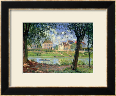 Villeneuve-La-Garenne, 1872 by Alfred Sisley Pricing Limited Edition Print image