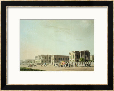 The Council House, Calcutta, Plate 29 From Oriental Scenery: Twenty Four Views In Hindoostan by Thomas Daniell Pricing Limited Edition Print image