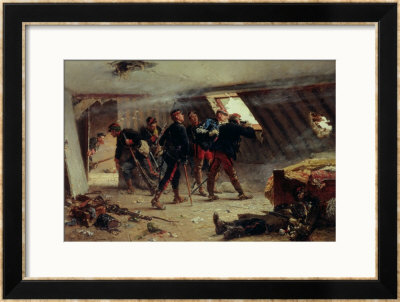 Episode From The Franco-Prussian War, 1875 by Alphonse Marie De Neuville Pricing Limited Edition Print image