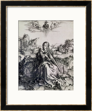 Madonna With A Dragonfly, 1495 by Albrecht Dürer Pricing Limited Edition Print image