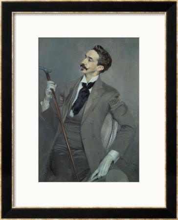 Count Robert De Montesquiou (1855-1921) 1897 by Giovanni Boldini Pricing Limited Edition Print image