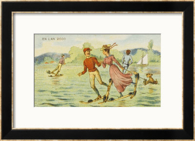 Water-Skiing by Jean Marc Cote Pricing Limited Edition Print image