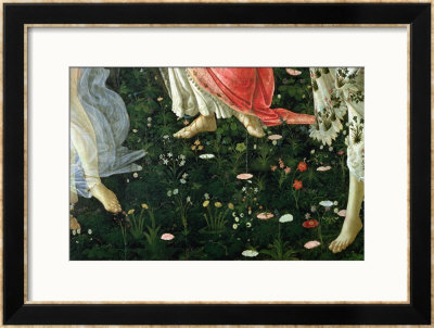 Primavera: Detail Of Flowers by Sandro Botticelli Pricing Limited Edition Print image