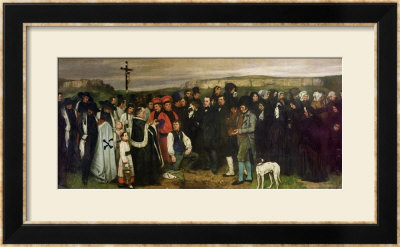 Burial At Ornans, 1849-50 by Gustave Courbet Pricing Limited Edition Print image