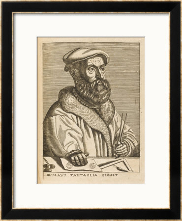 Niccolo Tartaglia Italian Mathematician by Nicolas De Larmessin Pricing Limited Edition Print image