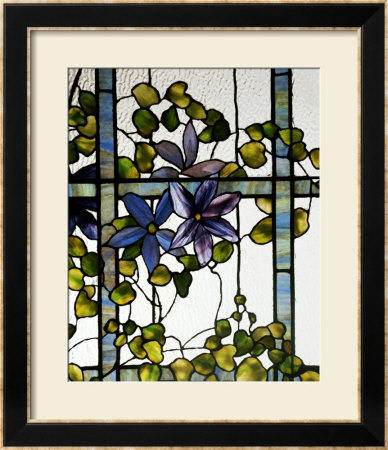 Three-Sectioned Skylight For The Harbel Manor, Akron, Ohio, Circa 1915 by Tiffany Studios Pricing Limited Edition Print image