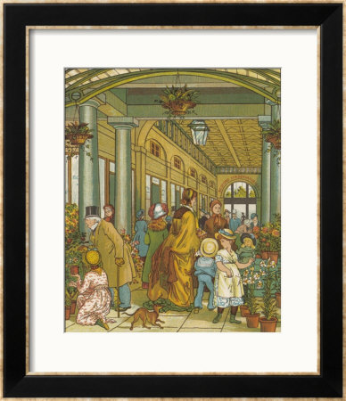 Buying Flowers At Covent Garden Market by Thomas Crane Pricing Limited Edition Print image