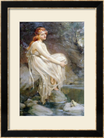 The Princess And The Frog by Arthur Percy Dixon Pricing Limited Edition Print image