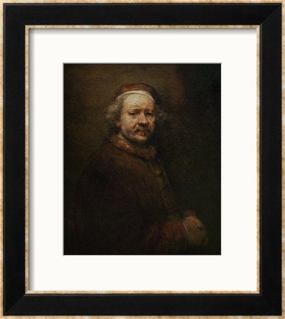 Self Portrait At Old Age, 1669 by Rembrandt Van Rijn Pricing Limited Edition Print image
