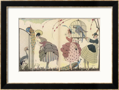 Satire On The Current Peacock Modes by Gerda Wegener Pricing Limited Edition Print image
