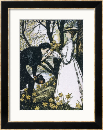 He Kisses Her Hand by Edmund J. Sullivan Pricing Limited Edition Print image
