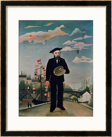 Self Portrait, From L'ile Saint-Louis, 1890 by Henri Rousseau Pricing Limited Edition Print image