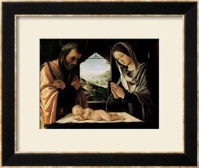 The Nativity, Circa 1490 by Lorenzo Costa Pricing Limited Edition Print image