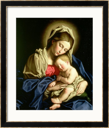 Madonna Of The Stoffe, Florence by Giovanni Battista Salvi Da Sassoferrato Pricing Limited Edition Print image