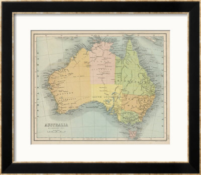 Map Probably Made Soon After 1861 by Bartholomew Pricing Limited Edition Print image