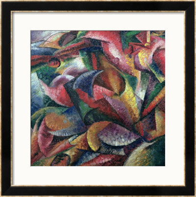 Dynamism Of The Body, 1913 by Umberto Boccioni Pricing Limited Edition Print image