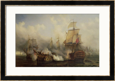 The Redoutable At Trafalgar, 21St October 1805 by Auguste Etienne Francois Mayer Pricing Limited Edition Print image