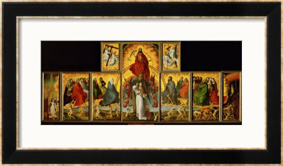 Altar Of The Last Judgment: Overall View by Rogier Van Der Weyden Pricing Limited Edition Print image