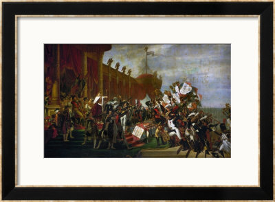 The Oath Of The Army After The Distribution Of The Eagles On The Champs De Mars by Jacques-Louis David Pricing Limited Edition Print image