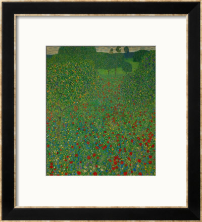 A Field Of Poppies, 1907 by Gustav Klimt Pricing Limited Edition Print image