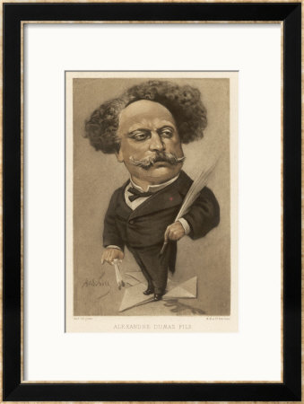 Alexandre Dumas Fils French Writer by Andre Gill Pricing Limited Edition Print image
