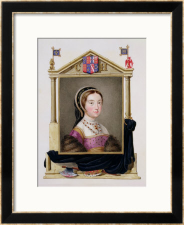 Portrait Of Catherine Howard 5Th Queen Of Henry Viii From Memoirs Of The Court Of Queen Elizabeth by Sarah Countess Of Essex Pricing Limited Edition Print image