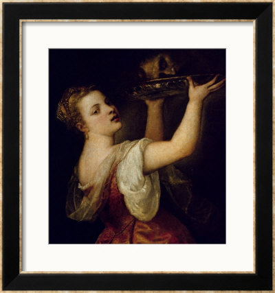 Salome Carrying The Head Of St. John The Baptist, Circa 1549 by Titian (Tiziano Vecelli) Pricing Limited Edition Print image