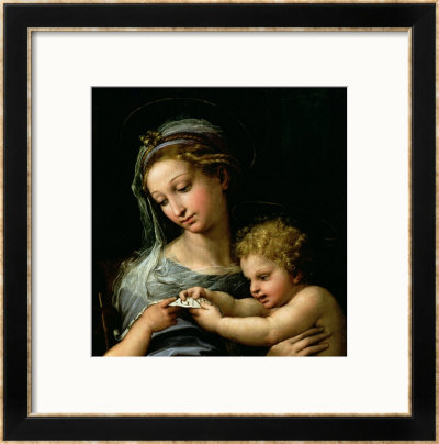 The Virgin Of The Rose, Circa 1518 by Raphael Pricing Limited Edition Print image