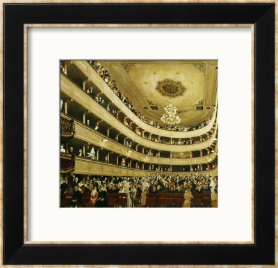 Auditorium In The Altes Burgtheater by Gustav Klimt Pricing Limited Edition Print image