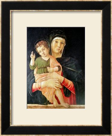 The Virgin And Child Blessing, 1460-70 by Giovanni Bellini Pricing Limited Edition Print image