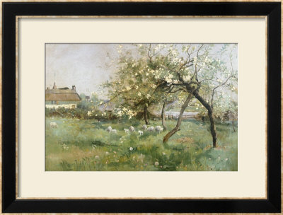Ferryhouse On The Ouse, Hollywell, Hants, 1893 by T. Hodgson Liddell Pricing Limited Edition Print image