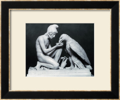 Ganymede With The Eagle Of Jupiter, 1817 by Bertel Thorvaldsen Pricing Limited Edition Print image