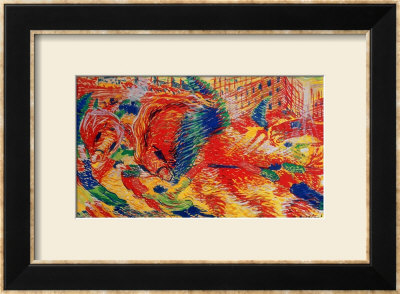 The City Rises, 1911 by Umberto Boccioni Pricing Limited Edition Print image