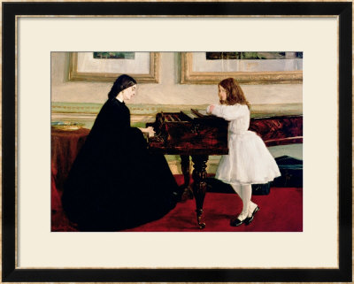 At The Piano, 1858-59 by James Abbott Mcneill Whistler Pricing Limited Edition Print image